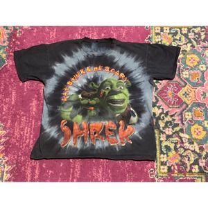 2001 Shrek Dreamworks Official Tshirt Sz 8Y